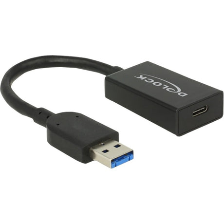 Delock Konverter USB-A 3.1 > USB-C Adapter (schwarz, 0,15 Meter)