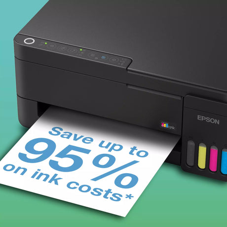 Epson Ecotank et-2912 All-in-One-Tintenstrahldrucker (Schwarz, Scannen, Kopieren, WLAN, inklusive bis zu 3 Jahre Tinte, c11cl62406)