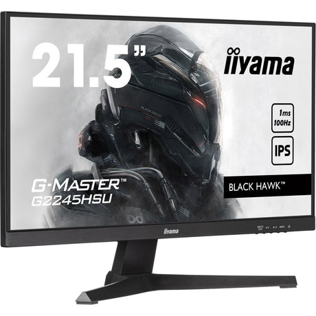Iiyama G-Master Black Hawk G2245HSU-B2 22 Gaming-Monitor (Schwarz, HDMI, Display Port, 2x USB-A, USB-B)