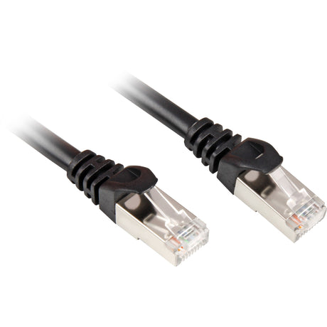 Sharkoon Netzwerkkabel SFTP, RJ-45 mit Cat.6 (schwarz, 20 Meter)