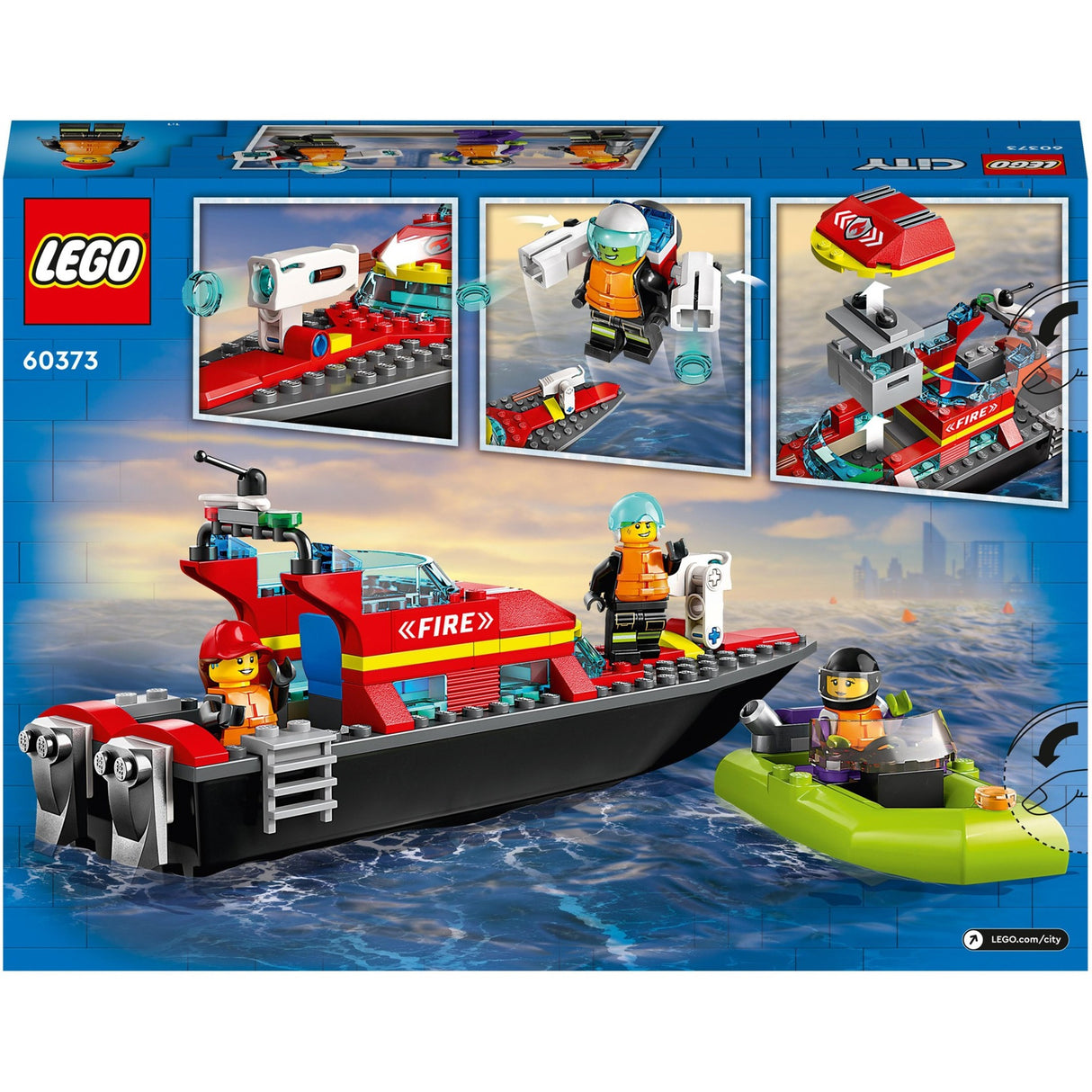 Lego City Feuerrettungsboot 60373