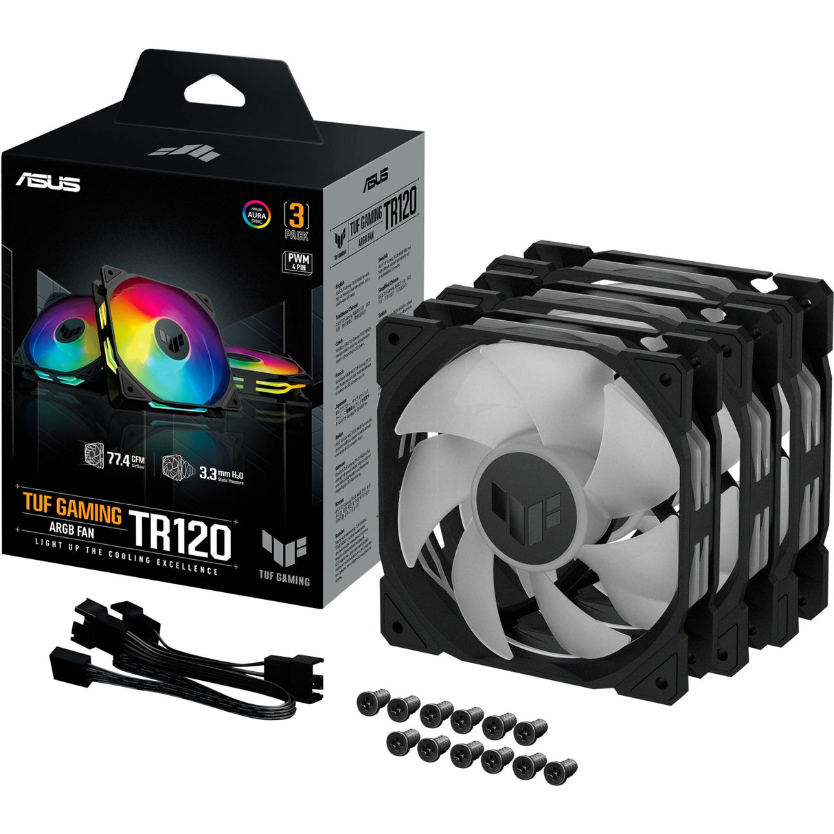 Asus TUF Gaming TR120 ArGB Pack, 3 Stück