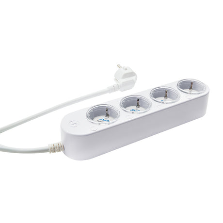 Shelly Steckdosenleiste Gen4 Steckdosenleiste (weiß, WLAN, Bluetooth, Zigbee)
