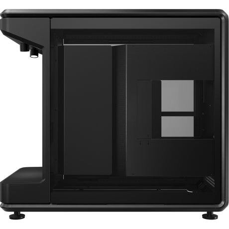 Cooler Master Masterframe 360 Stage LCD Midi-Tower-Gehäuse (schwarz | 2x USB-A | 1x USB-C | gehärtetes Glas)