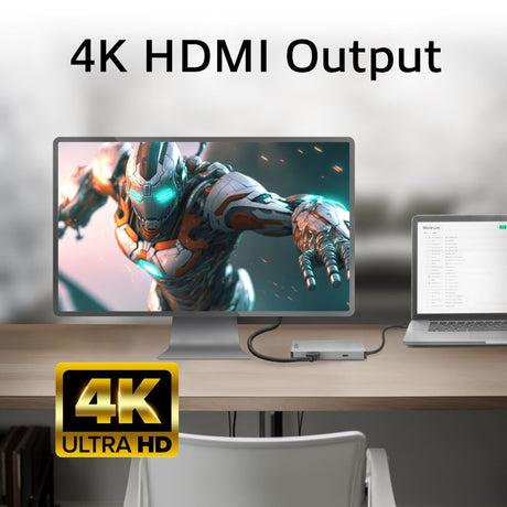 ACT-Konnektivität USB-C 4K Docking Station für 1 HDMI-Monitor, Ethe