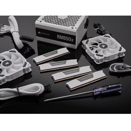 Corsair vengeance 32 gb ddr5-6000 (2x 16 gb) werkgeheugen (wit, cmk32gx5m2d6000z38w, xmp, expo)