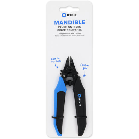 Ifixit Unterkieferbündigschneider Schneidzange (schwarz blau)