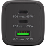 Goobay USB-C Schnellladegerät Nano (65 W) und USB-C Textilkabel