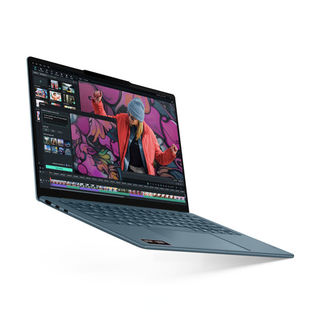 Lenovo yoga slim 7 14akp10 (83jy008rmh) 14 copilot+ laptop (blauwgroen | ryzen ai 7 350 | radeon 860m | 16 gb | 512 gb ssd | oled)