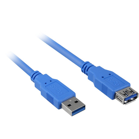 Sharkoon USB 3.0 Verlängerungskabel (blau, 2 Meter)