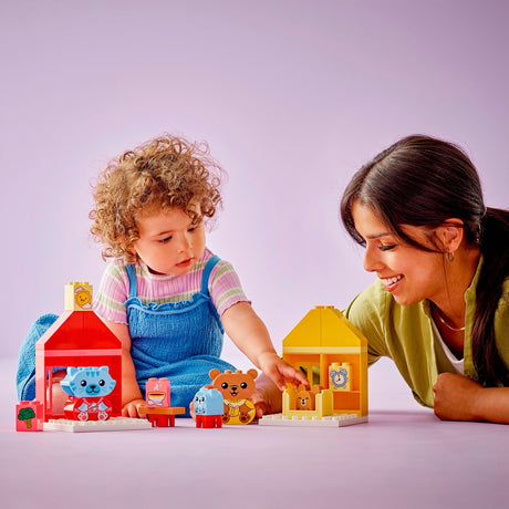 Lego Duplo – Alltagsgewohnheiten – Konstruktionsspielzeug zum Essen und Schlafen (10414)