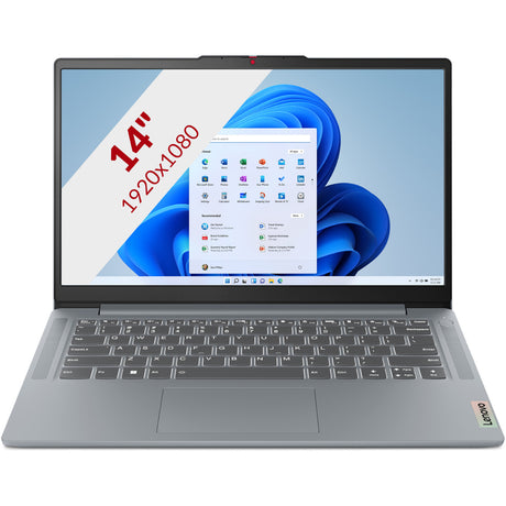 Lenovo ideapad slim 3 14amn8 (82xn00hdmh) 14 laptop (grijs | ryzen 5 40 | radeon 610m | 8 gb | 256 gb ssd)