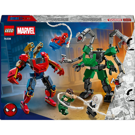 Lego Marvel Mecha Duel: Spider-Man vs. Doc Ock Superhelden – Bausatz für Kinder – 76338