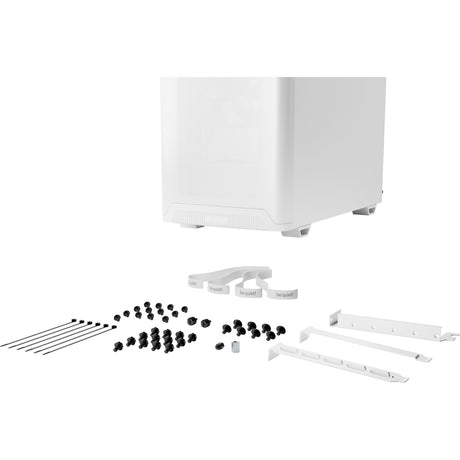 Ruhig sein! Pure Base 501 lx Midi-Tower-Gehäuse (weiß | 2x USB-A | 1x USB-C | RGB | gehärtetes Glas)