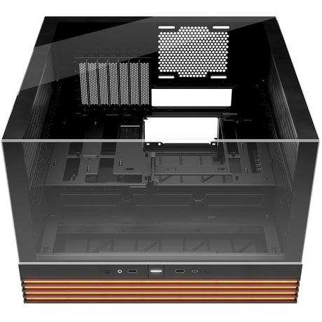 Ruhig sein! Light Base 600 dx Midi-Tower-Gehäuse (schwarz | 2x USB-A | 1x USB-C | RGB | Fenster)