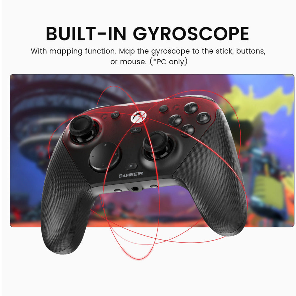Gamesir G7 Pro Tri-Mode – Shadow Ember Gamepad (schwarz dunkelrot, Xbox Series X|s, Xbox One, PC, Android, Steam)