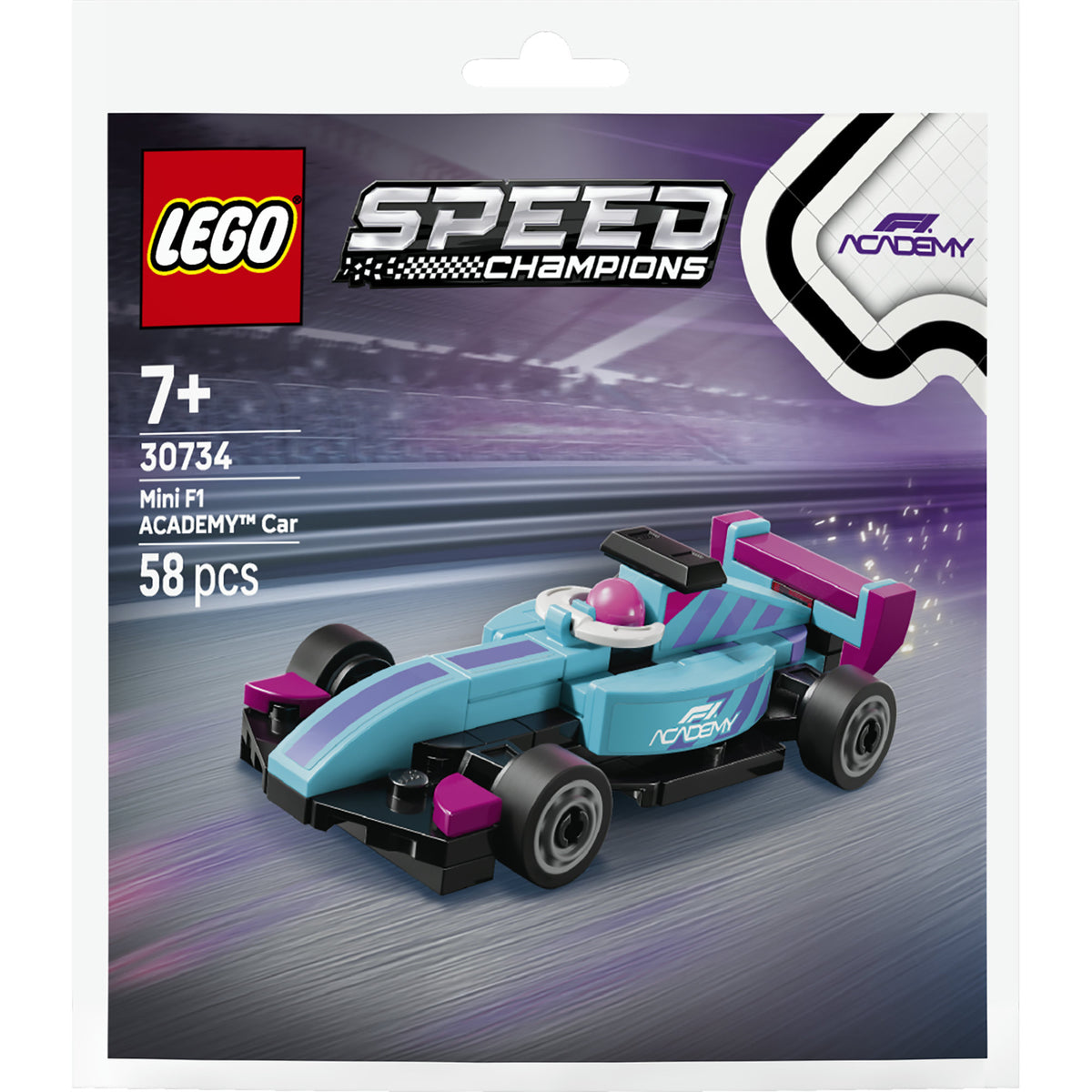 Lego Speed Champions – Mini-Auto der F1 Academy™ – 30734