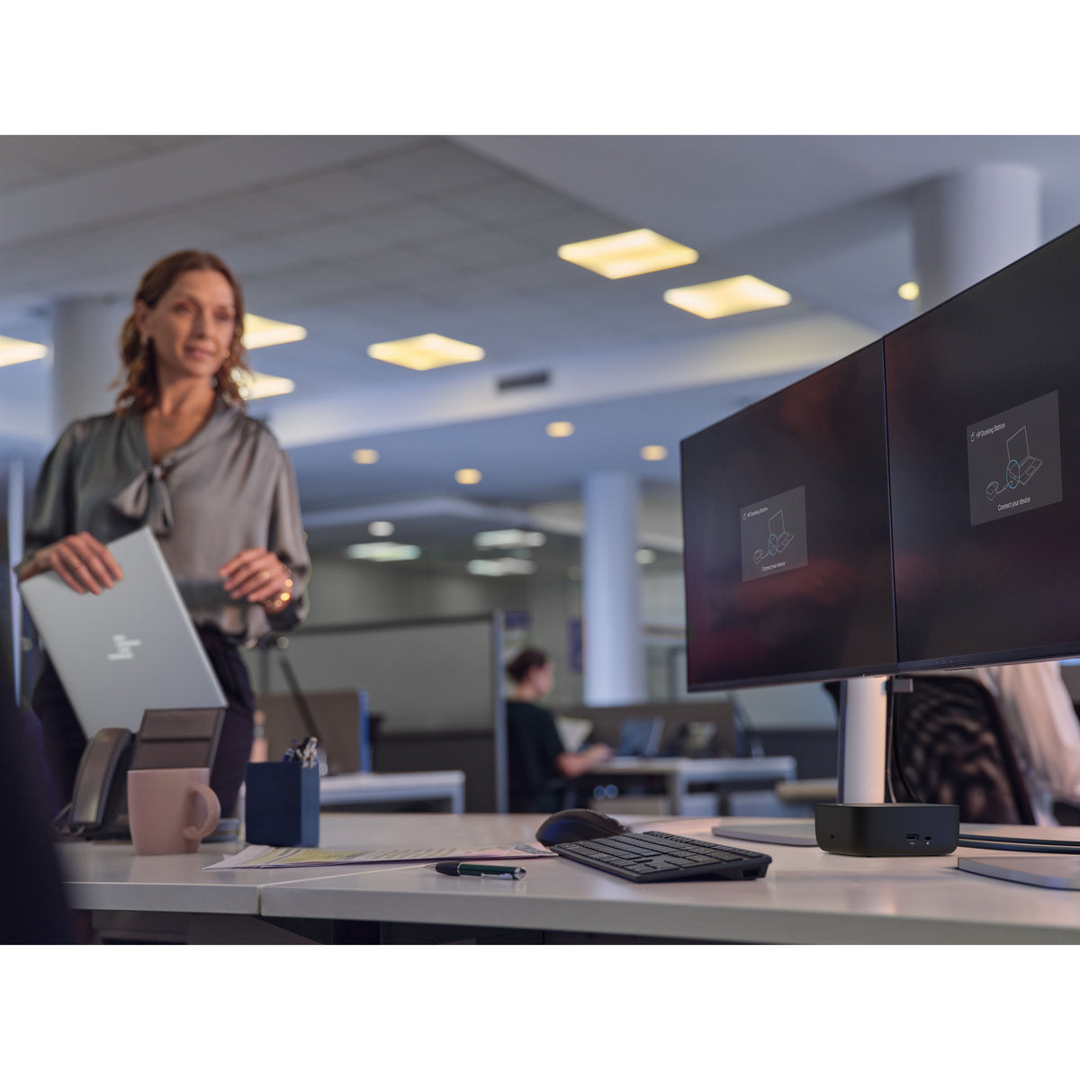 HP USB-C 100W G6 Dockingstation (Schwarz)