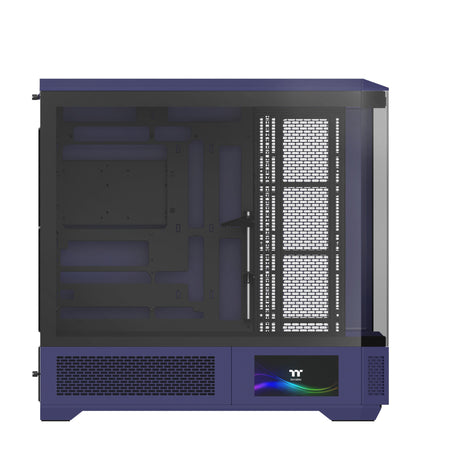 Thermaltake View 600 tg Future Dusk Big Tower Gehäuse (lila schwarz | 2x USB-A | 1x USB-C | gehärtetes Glas)