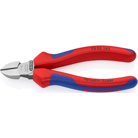 Knipex Seitenschneider 70 02 140 Schneidzange (rot blau)