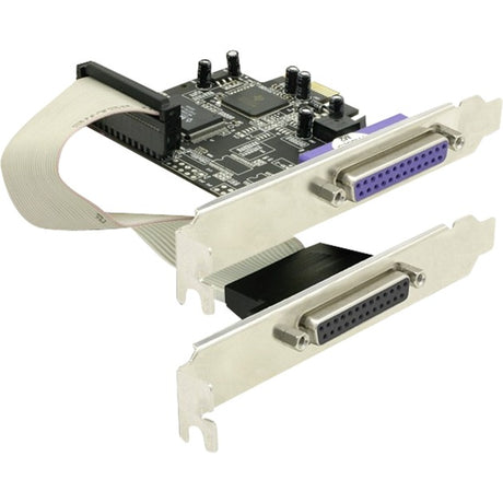 Delock PCI Express Karte 2x parallele Schnittstellenkarte (schwarz)