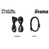 Iiyama Prolite E1980s-B1 19 Monitor (schwarz, HDMI, Display-Port)