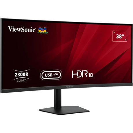 Viewsonic VA3820C UWQHD+ 21:9 gebogener Monitor mit USB-C-Hub 38 Ultrawide (schwarz, 2x HDMI, 1x Displayport, USB-C, USB-B)