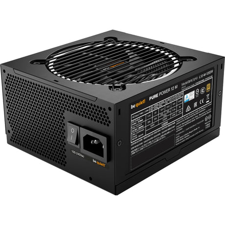 Ruhig sein! Pure Power 12m modulares 1200-Watt-Netzteil (schwarz, 1x 12V-2x6, 4x PCIe)