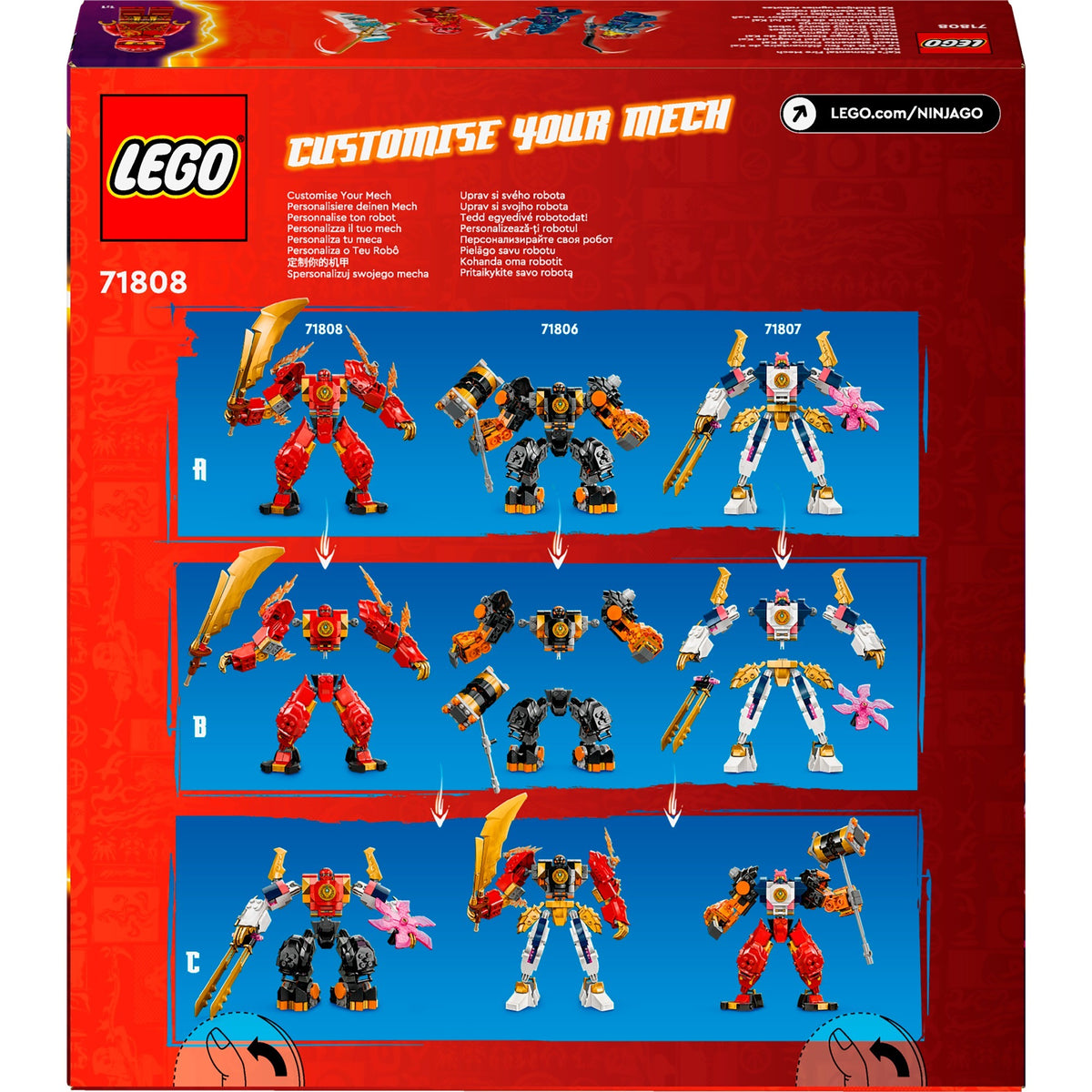 Lego Ninjago 71808 Kais Elementarfeuer-Mech