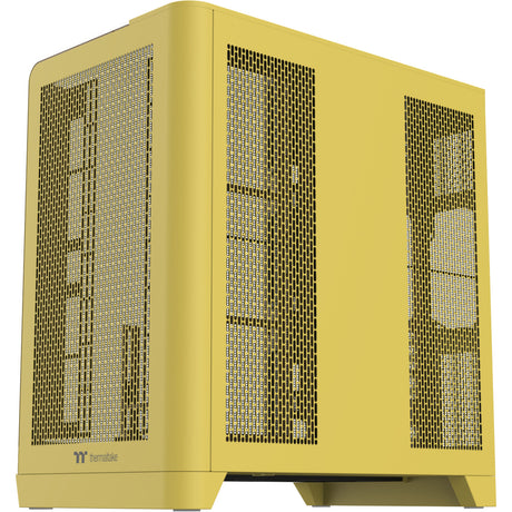 Thermaltake View 390 Air Butter Caramel Midi-Tower-Gehäuse (gelb | 2x USB-A | 1x USB-C | gehärtetes Glas)