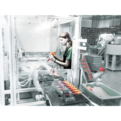 Wera 160 i 165 i 7 Schraubendreher-Set Kraftform Plus Serie 100 + Spannungsprüfer + Halter, 7-teilig – 1 Stück – 05006148001