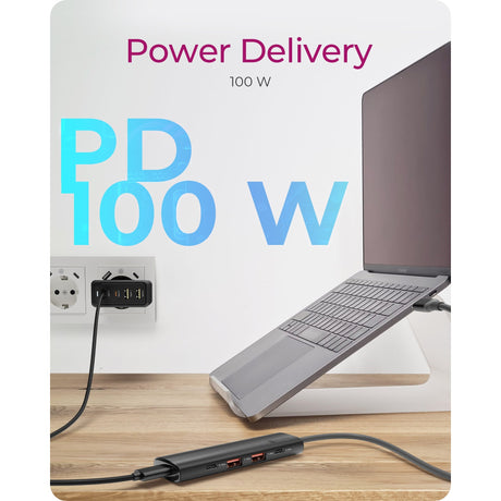 Icy Box ib-hub1437-cpd USB-Hub (schwarz)
