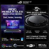 Asus rog strix g16 g615lw-s5058w 16 gaming laptop (zwart grijs | core ultra 9 275hx | rtx 5080 | 32 gb | 1tb ssd)