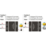 Delock DisplayPort 2 1 Bidirektional 4K 60 Hz Schalter