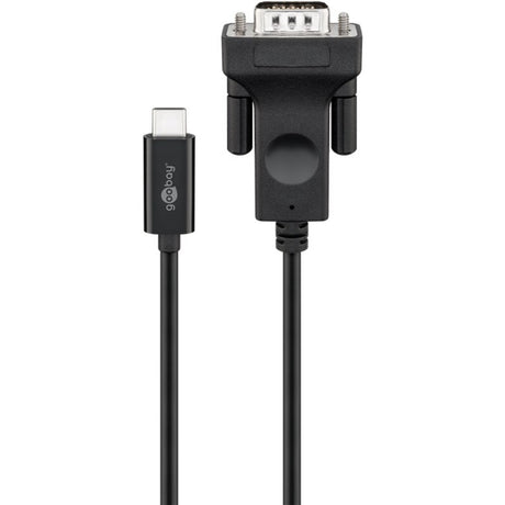 Goobay USB-C-auf-VGA-Adapterkabel (schwarz, 1,8 Meter)