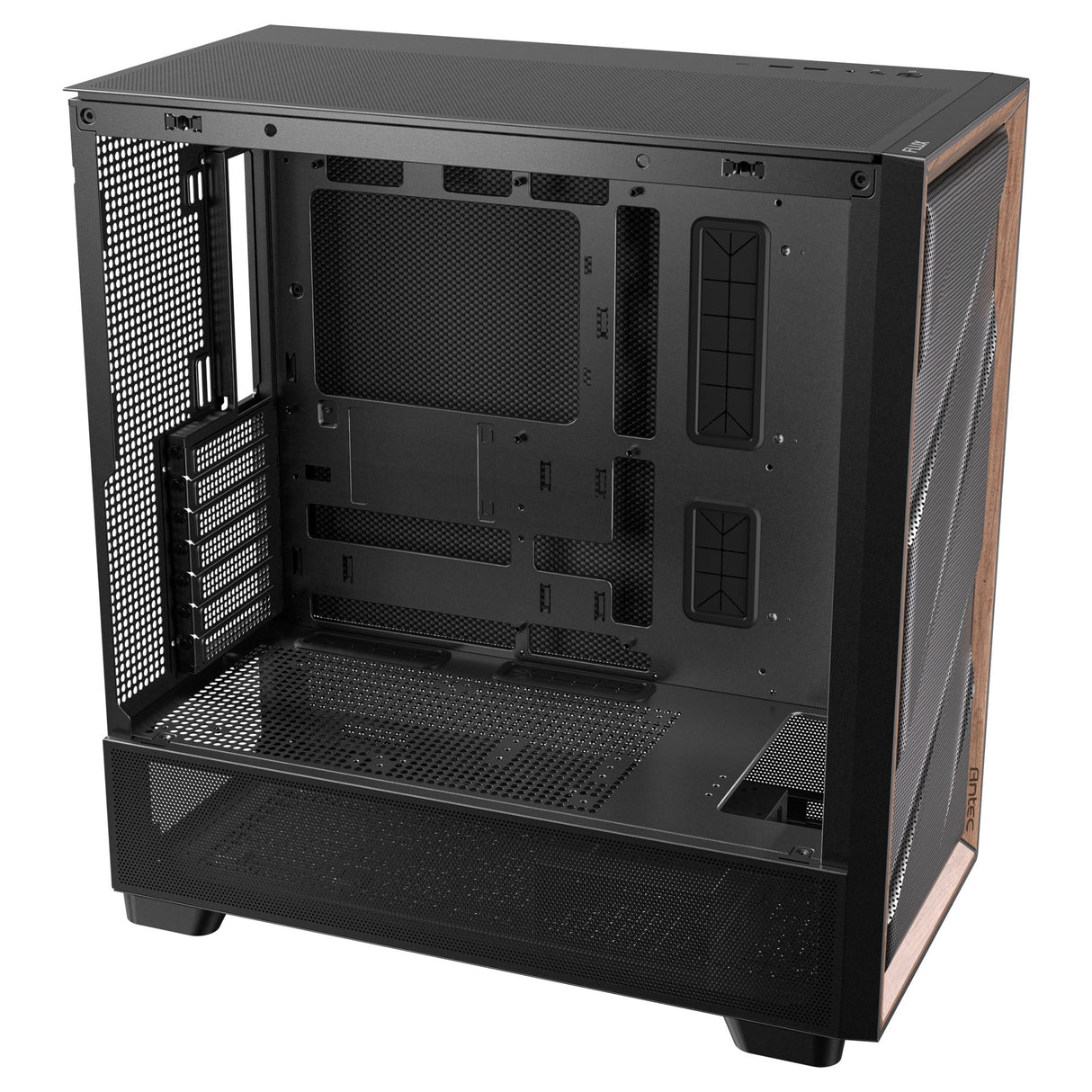 Antec Flux Se Midi-Tower-Gehäuse (schwarz | 2x USB-A | 1x USB-C)