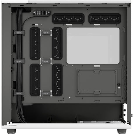 Fractal Design North XL Midi-Tower-Gehäuse (weiße Holzfarbe | 2x USB-A | 1x USB-C | gehärtetes Glas)