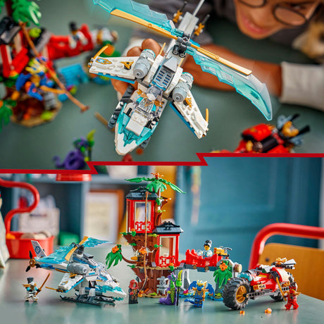 Lego Ninjago 71857 Ninja-Fahrzeuge am Baumhaus