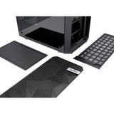 Fraktales Design meshify c dunkle getemperte Glas