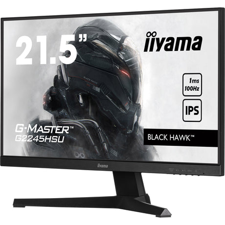 Iiyama G-Master Black Hawk G2245HSU-B2 22 Gaming-Monitor (Schwarz, HDMI, Display Port, 2x USB-A, USB-B)