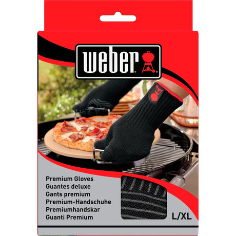 Weber Premium-Handschuhe (schwarz, Größe L XL)