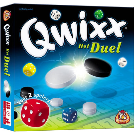 White Goblin Games Qwixx das Duell-Würfelspiel (niederländisch, 2 Spieler, 15 Minuten, ab 8 Jahren)