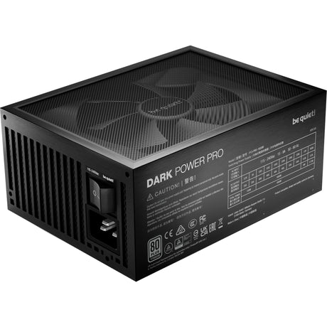 Ruhig sein! Dark Power Pro 13 modulares 1600-Watt-Netzteil (schwarz, 2x 12V-2x6, 6x PCIe)