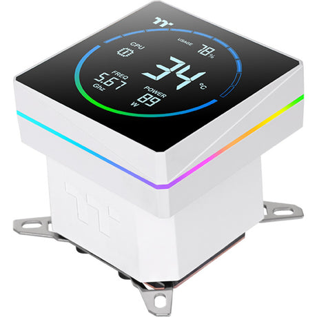 Thermaltake TH360-S V3 ARGB Sync AIO Flüssigkeitskühler – Snow Edition Wasserkühlung (weiß)