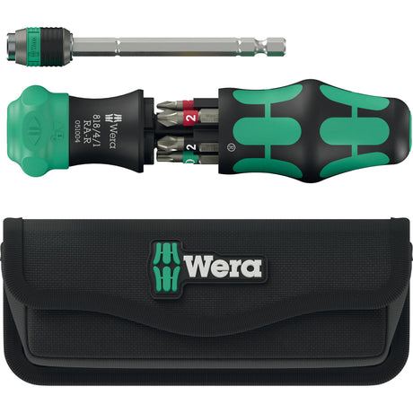 Wera kraftform kompakt 20 ra-r mit Tasche, 6-teiliges Bit-Set