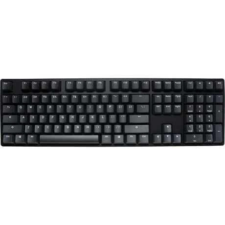 Ducky Origin Phantom Black, Tastatur (schwarz, US-Layout, Cherry MX Blue, Hot-Swap, PBT-Double-Shot-Tastenkappen)