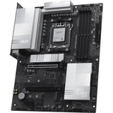 Msi pro x870e-s evo wifi socket am5 moederbord (zwart, raid, 5gb-lan, wi-fi 7, bt, sound, atx)