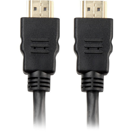 Sharkoon High-Speed-HDMI-Kabel mit Ethernet (schwarz, 10 Meter, 4k, vergoldet)