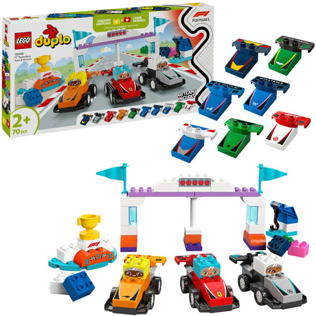 Lego Duplo Town 10445 F1-Team-Rennwagen und Fahrer