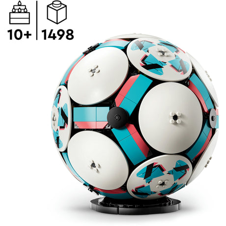 Lego Editions Fußball – 3D-Display-Bausatz mit Ministadion – Geburtstagsgeschenk für Jungen, Mädchen und Fußballfans ab 10 Jahren – 43019